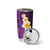 Purple Tropical Plumeria With Galaxy Polynesian Art Tumbler Cup