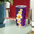 Purple Tropical Plumeria With Galaxy Polynesian Art Tumbler Cup