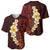 Red Tropical Plumeria With Galaxy Polynesian Art Baseball Jersey LT14 - Polynesian Pride