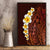 Red Tropical Plumeria With Galaxy Polynesian Art Canvas Wall Art LT14 - Polynesian Pride