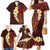 Red Tropical Plumeria With Galaxy Polynesian Art Family Matching Mermaid Dress and Hawaiian Shirt LT14 - Polynesian Pride