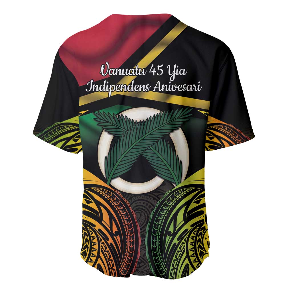 Vanuatu 1980 Baseball Jersey Hapi 45 Yia Indipendens Anivesari