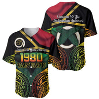 Vanuatu 1980 Baseball Jersey Hapi 45 Yia Indipendens Anivesari