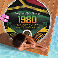 Vanuatu 1980 Beach Blanket Hapi 45 Yia Indipendens Anivesari LT14 - Polynesian Pride
