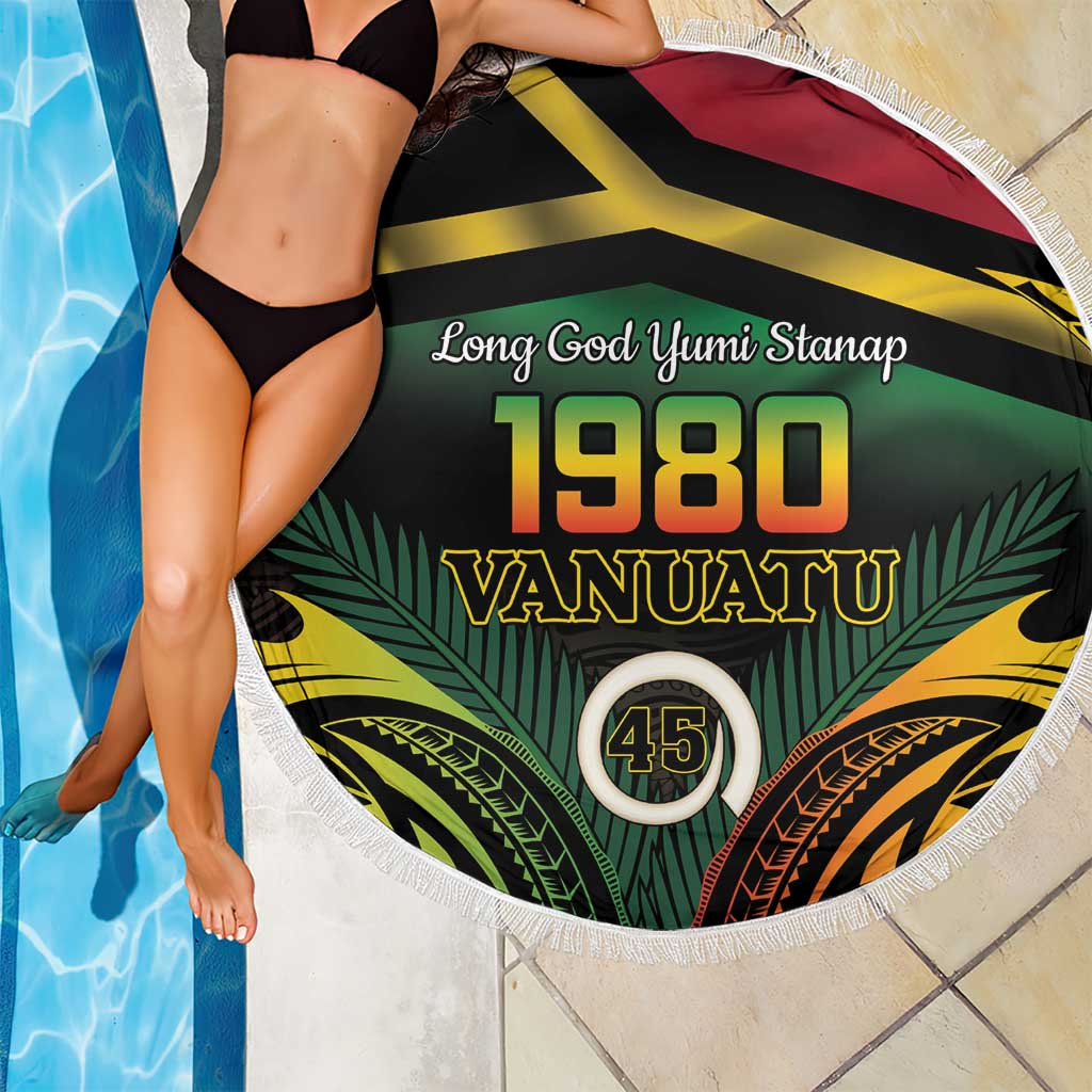 Vanuatu 1980 Beach Blanket Hapi 45 Yia Indipendens Anivesari LT14 - Polynesian Pride
