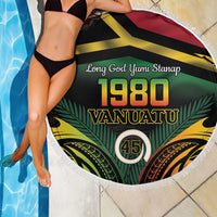 Vanuatu 1980 Beach Blanket Hapi 45 Yia Indipendens Anivesari LT14 - Polynesian Pride
