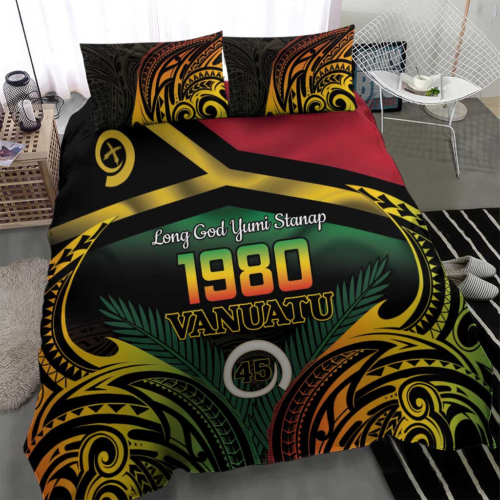 Vanuatu 1980 Bedding Set Hapi 45 Yia Indipendens Anivesari