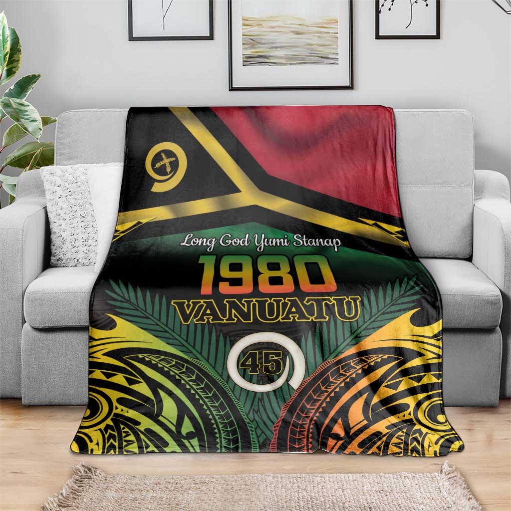 Vanuatu 1980 Blanket Hapi 45 Yia Indipendens Anivesari LT14 - Polynesian Pride