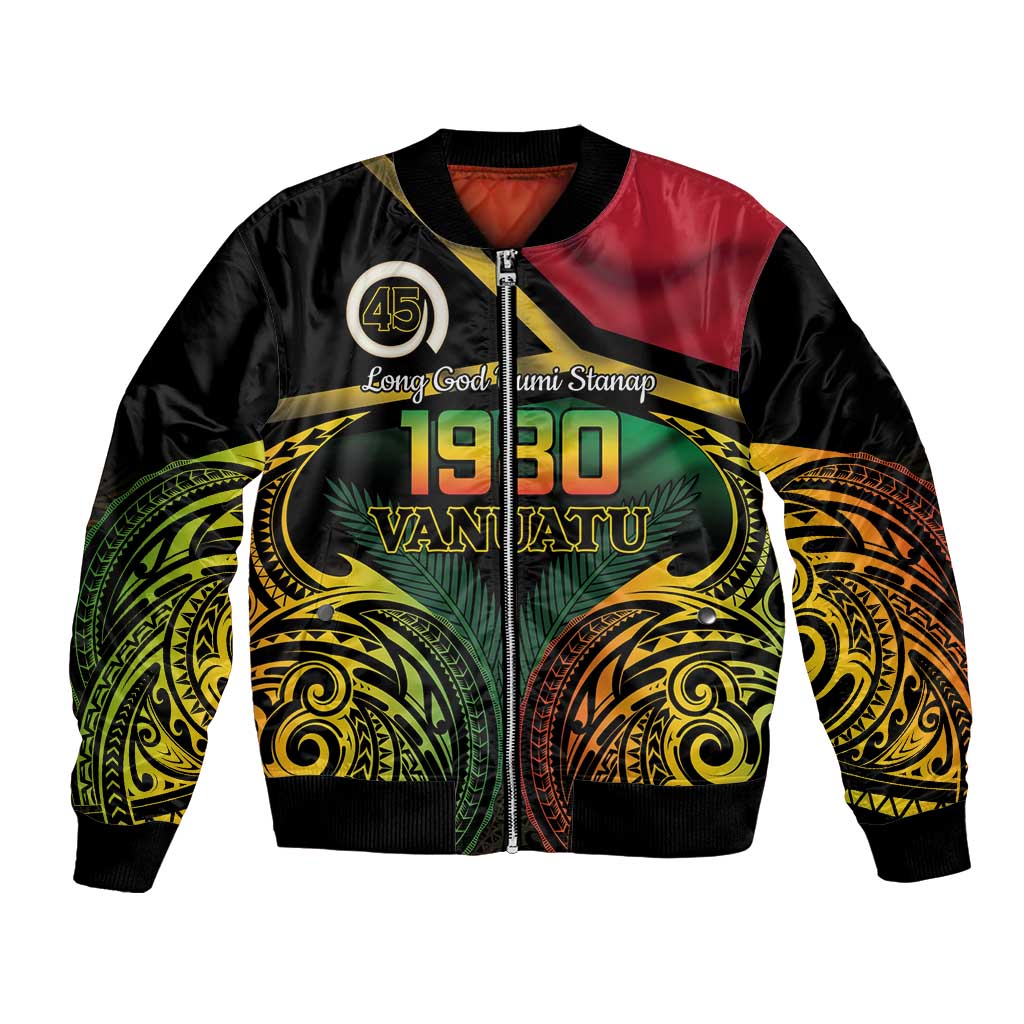 Vanuatu 1980 Bomber Jacket Hapi 45 Yia Indipendens Anivesari