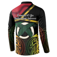 Vanuatu 1980 Button Sweatshirt Hapi 45 Yia Indipendens Anivesari LT14 - Polynesian Pride