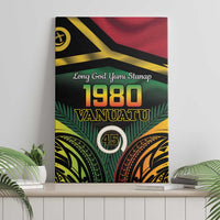 Vanuatu 1980 Canvas Wall Art Hapi 45 Yia Indipendens Anivesari LT14 - Polynesian Pride