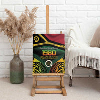 Vanuatu 1980 Canvas Wall Art Hapi 45 Yia Indipendens Anivesari LT14 - Polynesian Pride