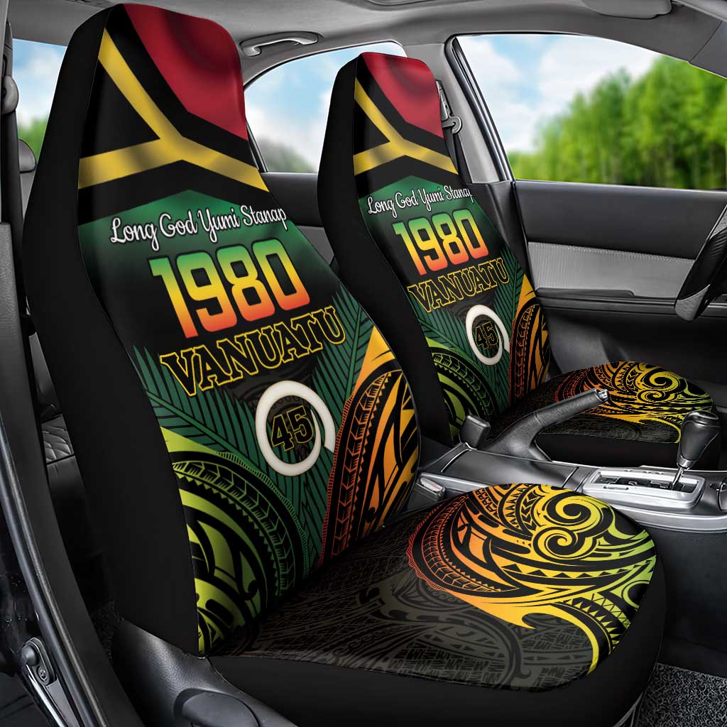Vanuatu 1980 Car Seat Cover Hapi 45 Yia Indipendens Anivesari