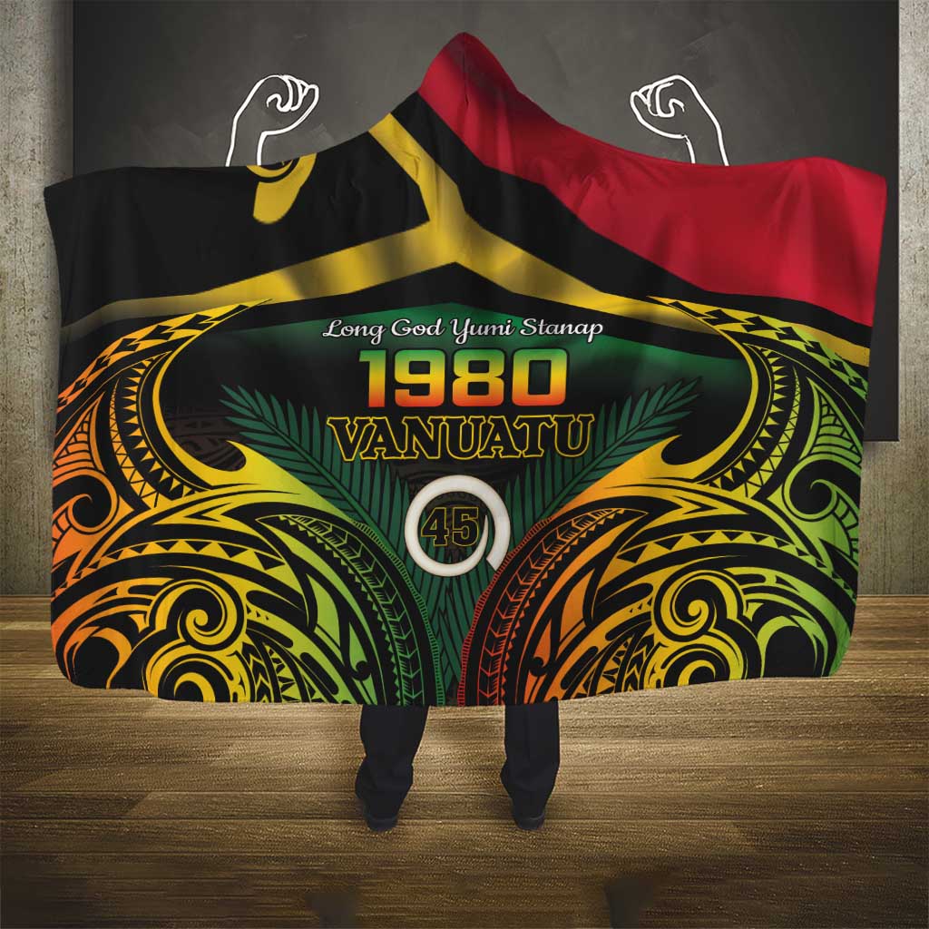 Vanuatu 1980 Hooded Blanket Hapi 45 Yia Indipendens Anivesari LT14 - Polynesian Pride