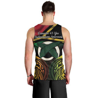 Vanuatu 1980 Men Tank Top Hapi 45 Yia Indipendens Anivesari LT14 - Polynesian Pride