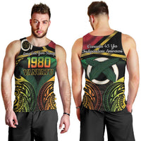 Vanuatu 1980 Men Tank Top Hapi 45 Yia Indipendens Anivesari LT14 - Polynesian Pride
