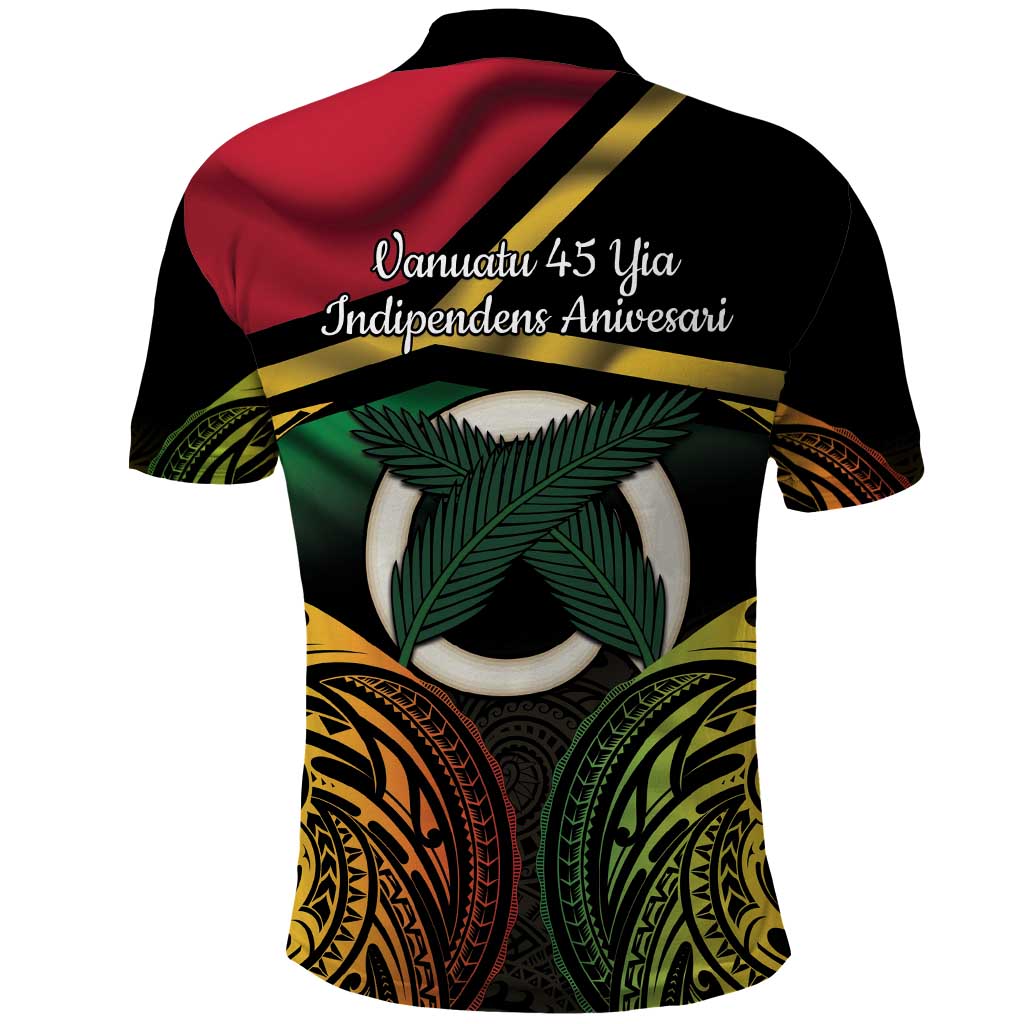 Vanuatu 1980 Polo Shirt Hapi 45 Yia Indipendens Anivesari