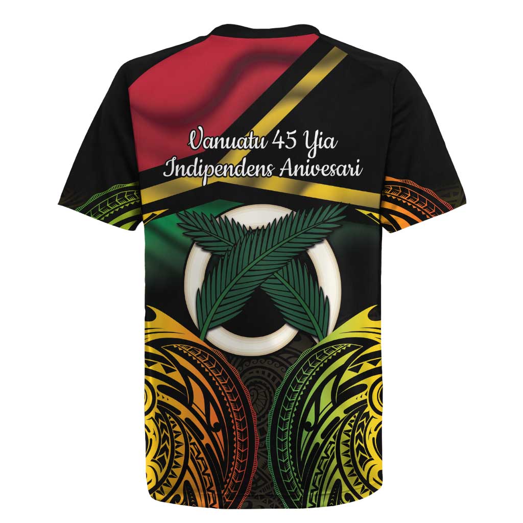 Vanuatu 1980 Rugby Jersey Hapi 45 Yia Indipendens Anivesari