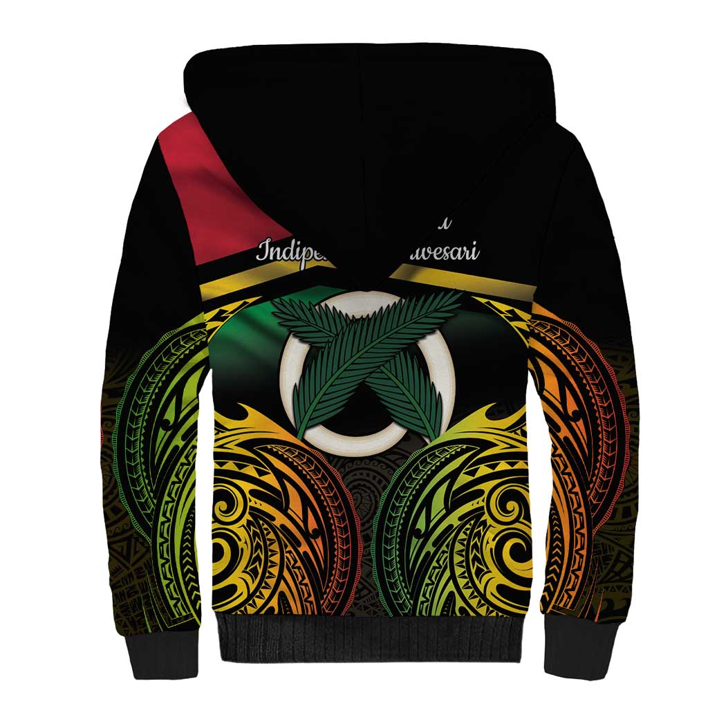 Vanuatu 1980 Sherpa Hoodie Hapi 45 Yia Indipendens Anivesari LT14 - Polynesian Pride