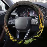 Vanuatu 1980 Steering Wheel Cover Hapi 45 Yia Indipendens Anivesari LT14 - Polynesian Pride