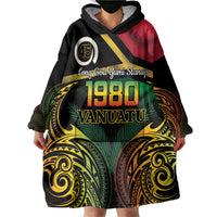 Vanuatu 1980 Wearable Blanket Hoodie Hapi 45 Yia Indipendens Anivesari
