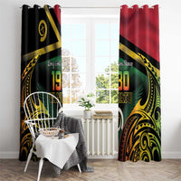 Vanuatu 1980 Window Curtain Hapi 45 Yia Indipendens Anivesari LT14 - Polynesian Pride