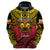 Custom Marquesas Islands Hoodie Tiki Polynesian Marquesan Pattern LT14 - Polynesian Pride