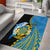 Tuvalu Independence Day Area Rug Manuia te tutokotasi o Tuvaluan Dolphin Tattoo