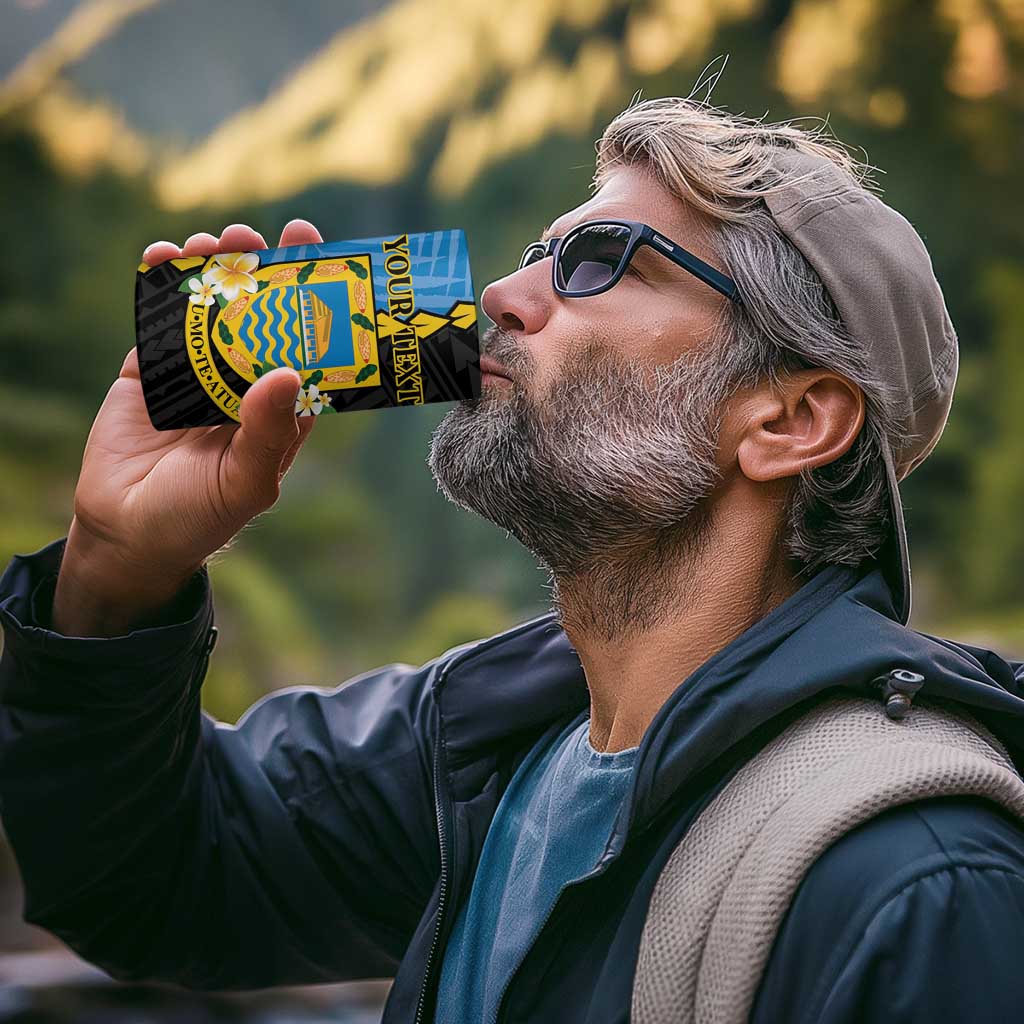 Tuvalu Independence Day 4 in 1 Can Cooler Tumbler Manuia te tutokotasi o Tuvaluan Dolphin Tattoo