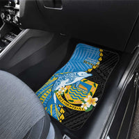 Tuvalu Independence Day Car Mats Manuia te tutokotasi o Tuvaluan Dolphin Tattoo LT14 - Polynesian Pride