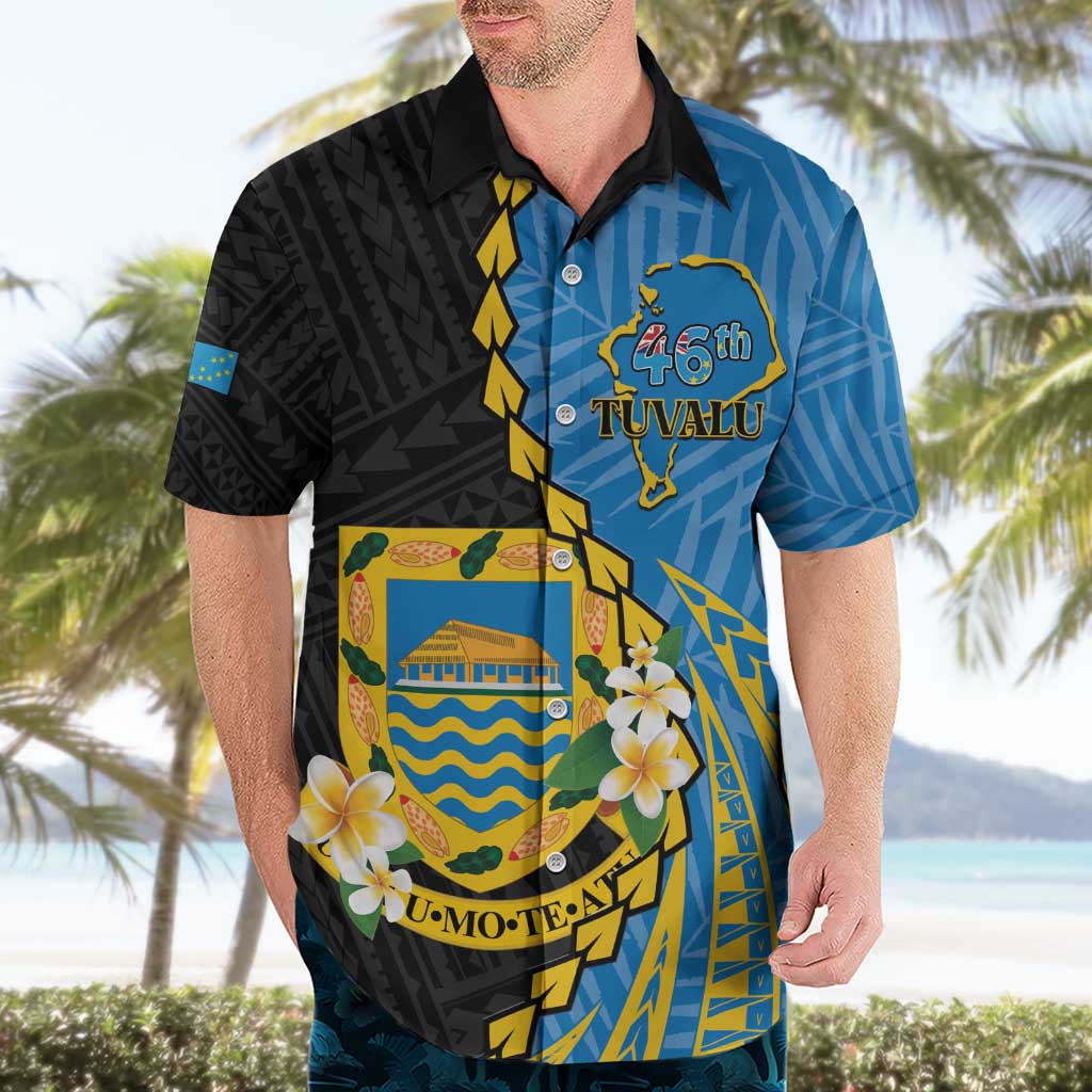 Tuvalu Independence Day Hawaiian Shirt Manuia te tutokotasi o Tuvaluan Dolphin Tattoo LT14 - Polynesian Pride