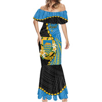 Tuvalu Independence Day Mermaid Dress Manuia te tutokotasi o Tuvaluan Dolphin Tattoo