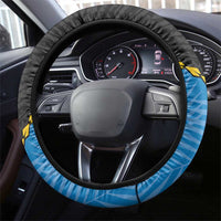 Tuvalu Independence Day Steering Wheel Cover Manuia te tutokotasi o Tuvaluan Dolphin Tattoo LT14 - Polynesian Pride