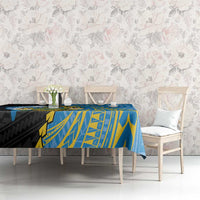 Tuvalu Independence Day Tablecloth Manuia te tutokotasi o Tuvaluan Dolphin Tattoo LT14 - Polynesian Pride