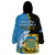 Tuvalu Independence Day Wearable Blanket Hoodie Manuia te tutokotasi o Tuvaluan Dolphin Tattoo