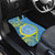 Personalised Palau Independence Day Car Mats Belau Coat Of Arms Polynesian Curve Style