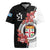 Personalised Fiji Day Rugby Jersey Fijian Tapa Pattern Mix Tagimoucia - Black Version