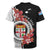 Personalised Fiji Day Rugby Jersey Fijian Tapa Pattern Mix Tagimoucia - Black Version