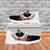 Personalised Fiji Day Sneakers Fijian Tapa Pattern Mix Tagimoucia - Black Version