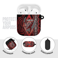 Aotearoa Iwi Ngapuhi AirPods Case NZ Maori Humpback Whale Taniko Motifs LT14 - Polynesian Pride