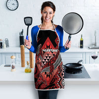 Aotearoa Iwi Ngapuhi Apron NZ Maori Humpback Whale Taniko Motifs LT14 - Polynesian Pride