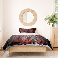 Aotearoa Iwi Ngapuhi Bedding Set NZ Maori Humpback Whale Taniko Motifs LT14 - Polynesian Pride