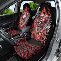 Aotearoa Iwi Ngapuhi Car Seat Cover NZ Maori Humpback Whale Taniko Motifs LT14 - Polynesian Pride