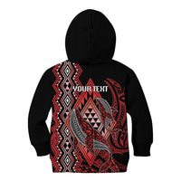 Aotearoa Iwi Ngapuhi Personalised Kid Hoodie NZ Maori Humpback Whale Taniko Motifs LT14 - Polynesian Pride