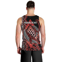 Aotearoa Iwi Ngapuhi Personalised Men Tank Top NZ Maori Humpback Whale Taniko Motifs LT14 - Polynesian Pride