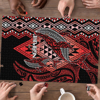 Aotearoa Iwi Ngapuhi Puzzle NZ Maori Humpback Whale Taniko Motifs LT14 - Polynesian Pride