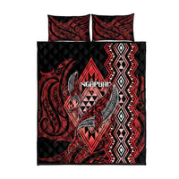 Aotearoa Iwi Ngapuhi Quilt Bed Set NZ Maori Humpback Whale Taniko Motifs LT14 - Polynesian Pride