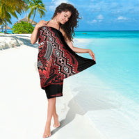 Aotearoa Iwi Ngapuhi Sarong NZ Maori Humpback Whale Taniko Motifs LT14 - Polynesian Pride