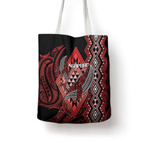 Aotearoa Iwi Ngapuhi Tote Bag NZ Maori Humpback Whale Taniko Motifs LT14 - Polynesian Pride