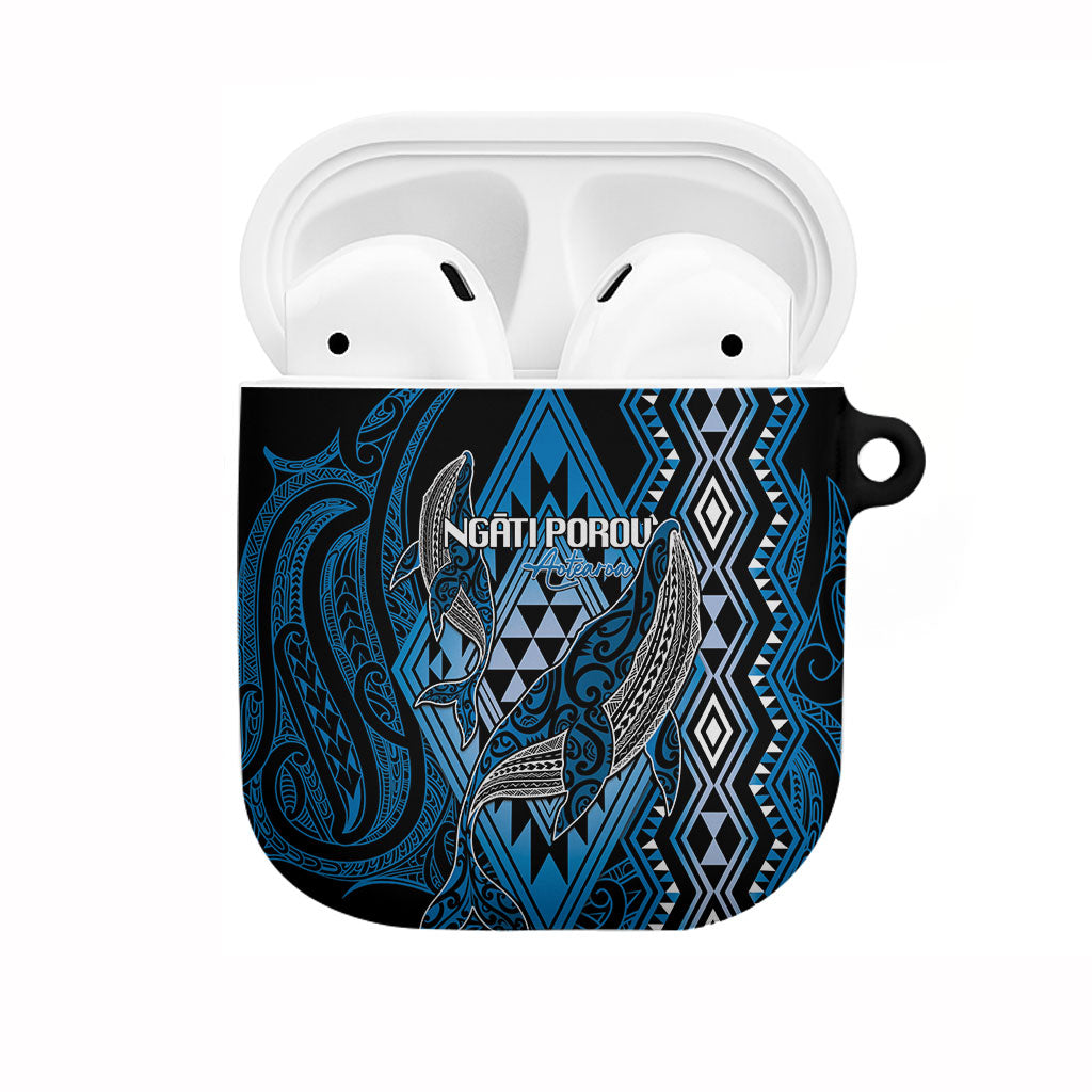 Aotearoa Iwi Ngati Porou AirPods Case NZ Maori Humpback Whale Taniko Motifs